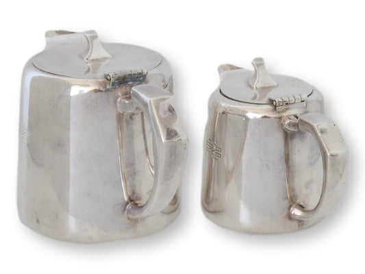 British Railways Silver-Plate Teapot Set – 1 Pint & 1/2 Pint