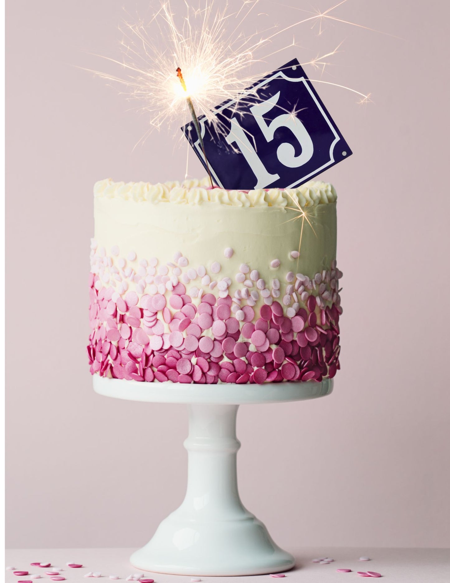 Vintage French Enameled Address Number