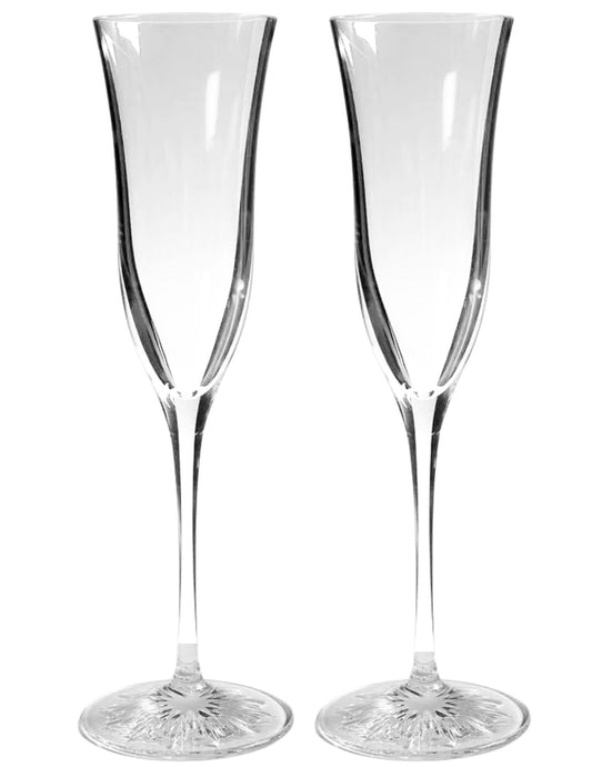 Vintage Waterford Champagne Toasting Flutes