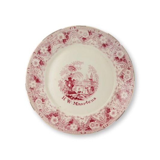 C.1810 English Creamware Plates - H.W. Maartens Family