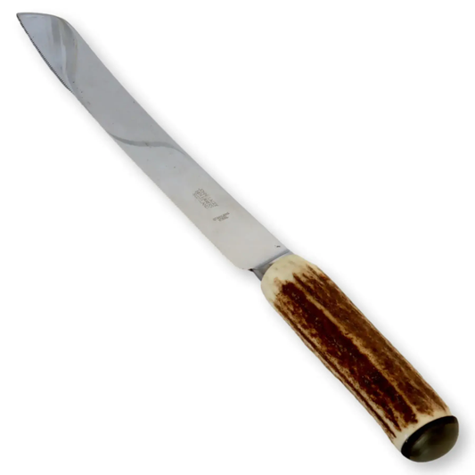 Midcentury Horn Handled Bread Knife