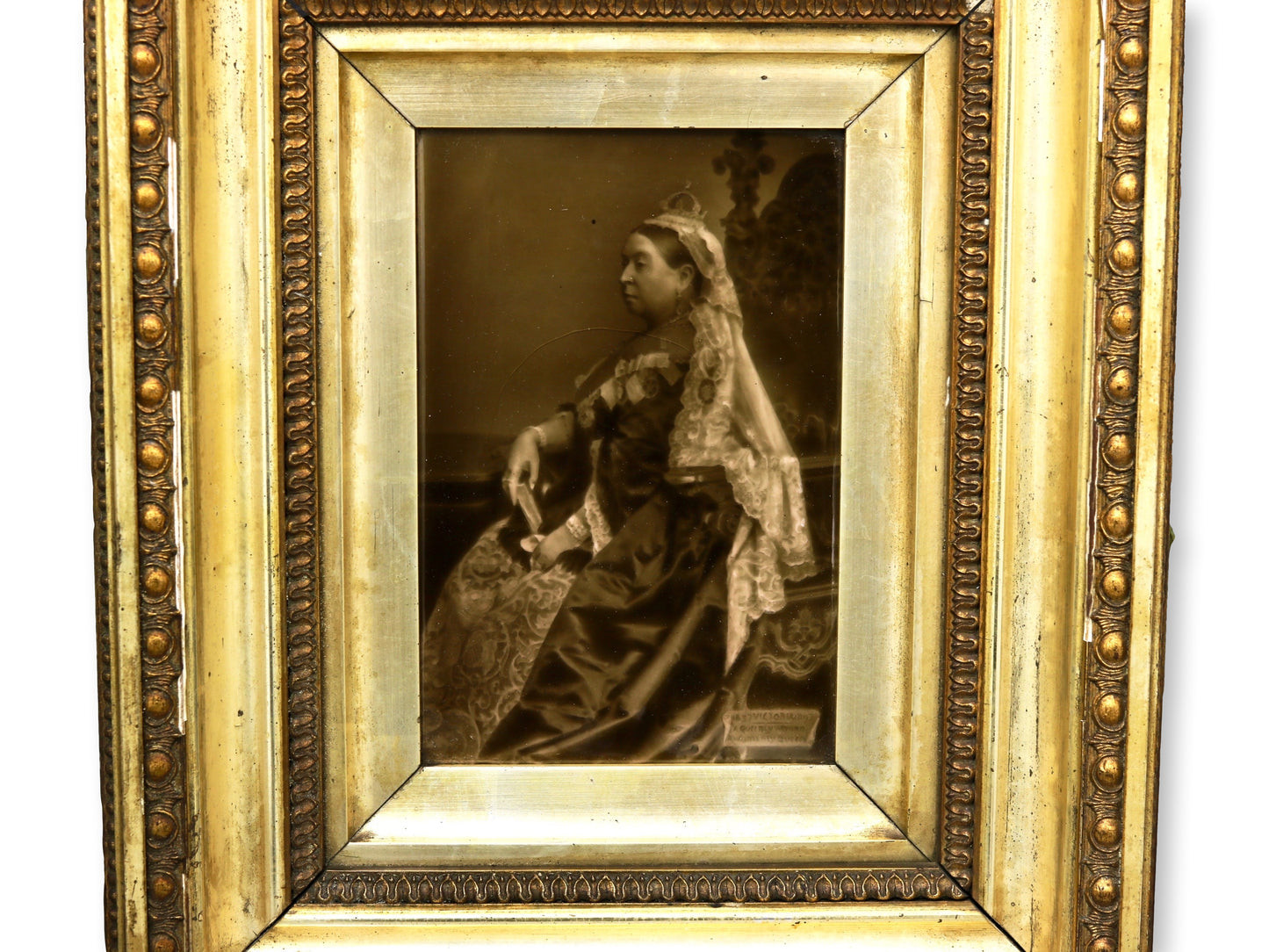 1897 Queen Victoria Sepia Photographic Tile – Sherwin & Cotton