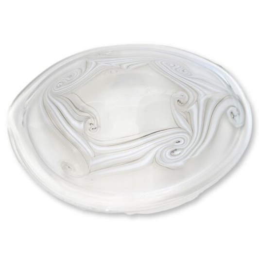 Signed M. Rhys Williams Art Glass Bowl