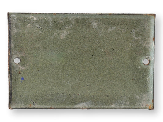 Vintage French Enameled Address Number