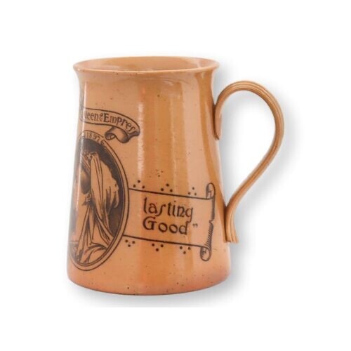 1897 Queen Victoria Diamond Jubilee Mug | Doulton Lambeth