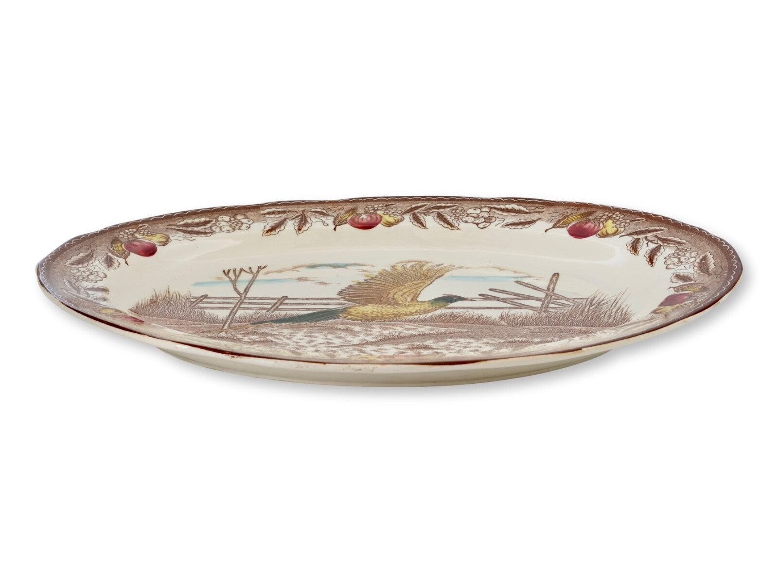 Vintage Pheasant Game Platter