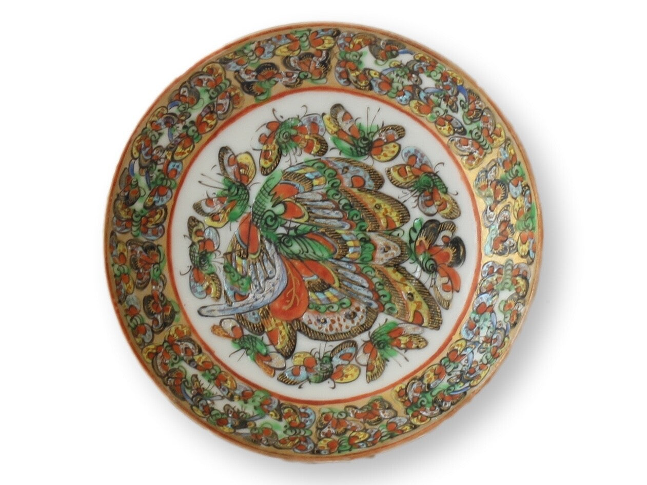 Chinese Export Thousand Butterfly Espresso Set, Service for 12