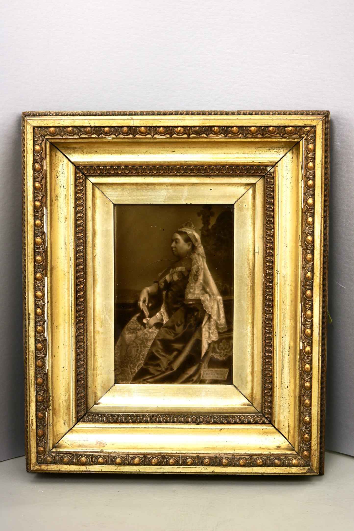 1897 Queen Victoria Sepia Photographic Tile – Sherwin & Cotton