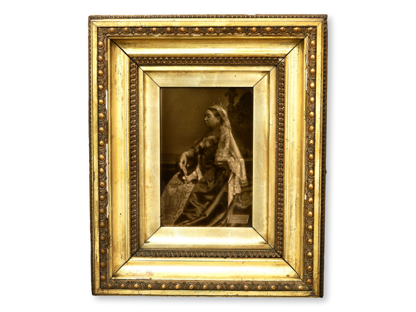 1897 Queen Victoria Sepia Photographic Tile – Sherwin & Cotton
