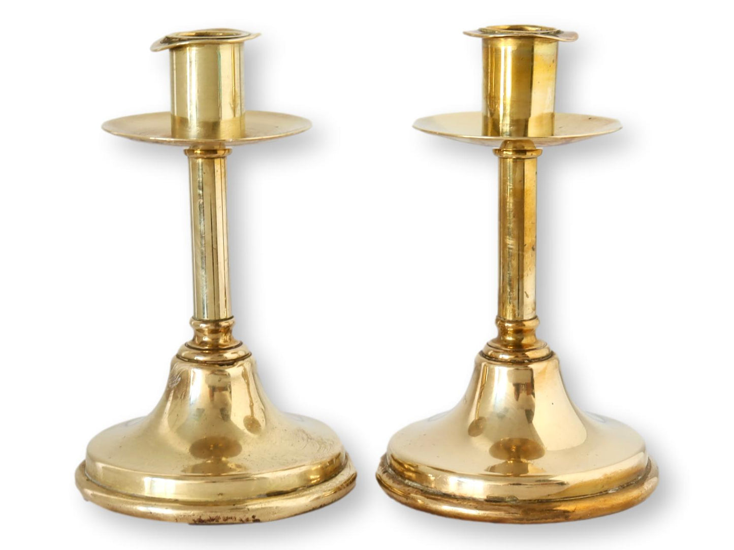 Early 19th Century Brass Candlesticks
