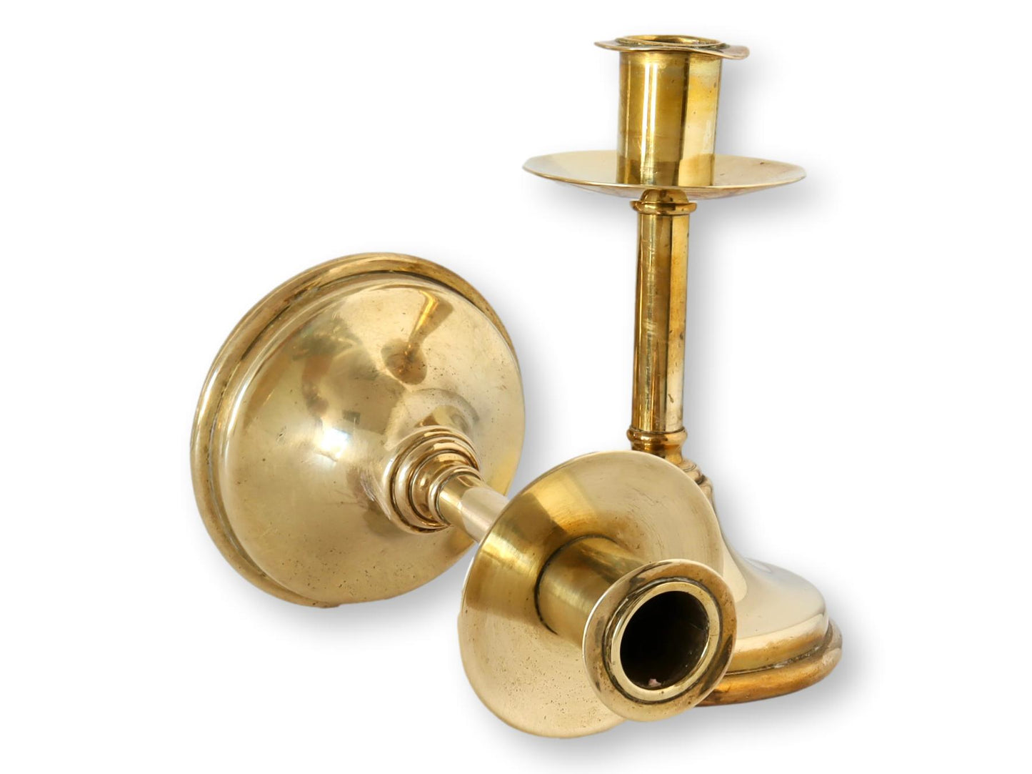 Early 19th Century Brass Candlesticks