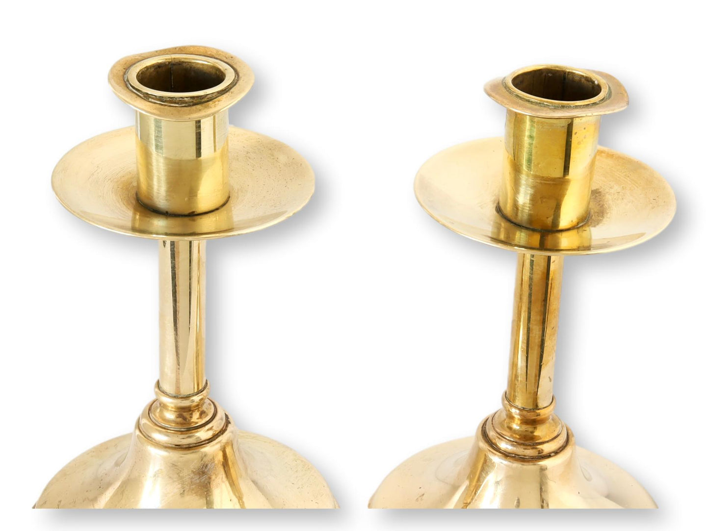 Early 19th Century Brass Candlesticks