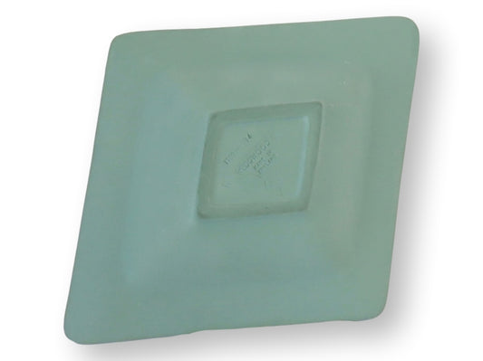 Wedgwood Rare Teal Jasperware Diamond Trinket Dish