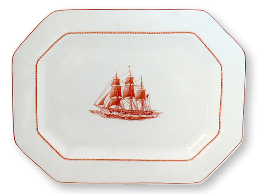 Vintage Wedgwood Flying Cloud Ship Platter