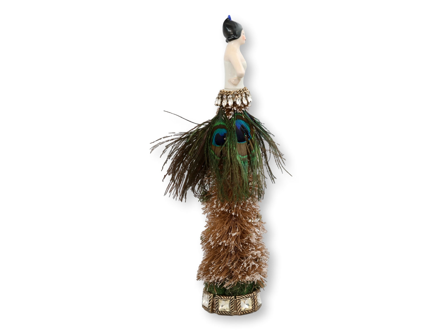 Antiques Follies Starlet Peacock Bottle Brush Tree