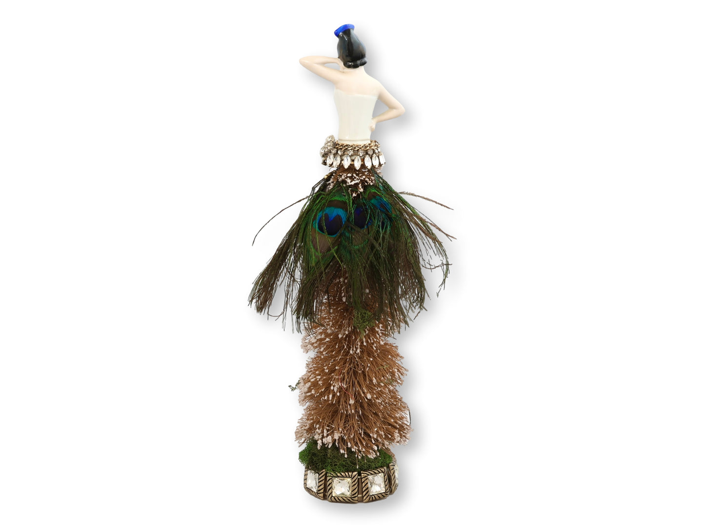 Antiques Follies Starlet Peacock Bottle Brush Tree