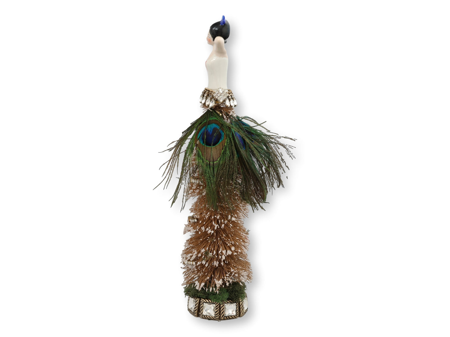 Antiques Follies Starlet Peacock Bottle Brush Tree