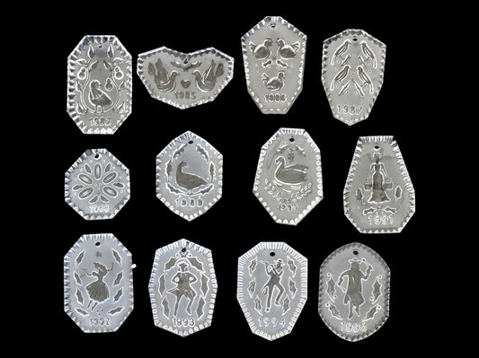 Waterford “12 Days of Christmas” Complete Ornament Set
