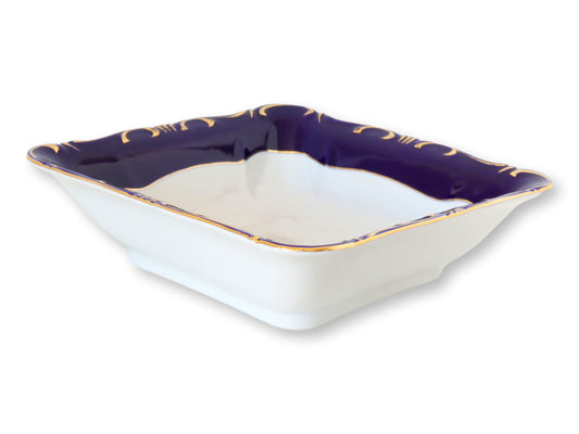 Pompadour III Cobalt & 18K Vegetable Bowl
