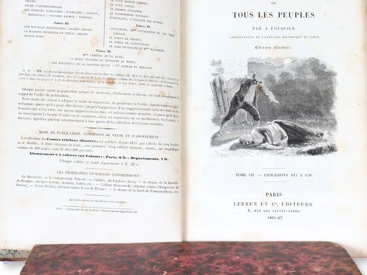 1860s Red Bound French Books