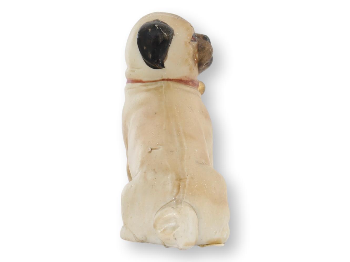 Antique Staffordshire Porcelain Pug