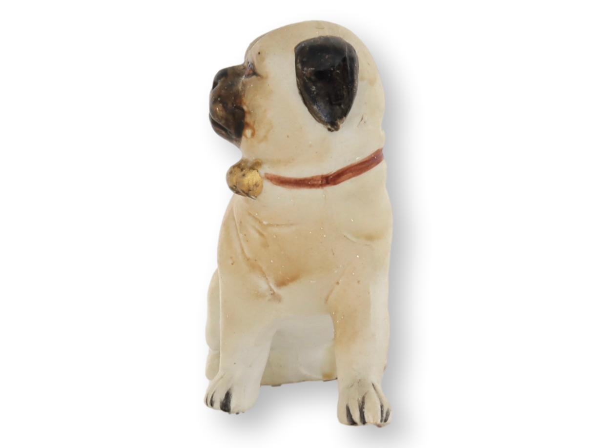 Antique Staffordshire Porcelain Pug