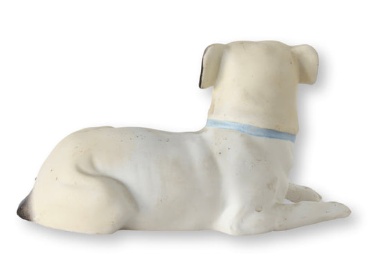 Antique Dresden Porcelain Respite Pug