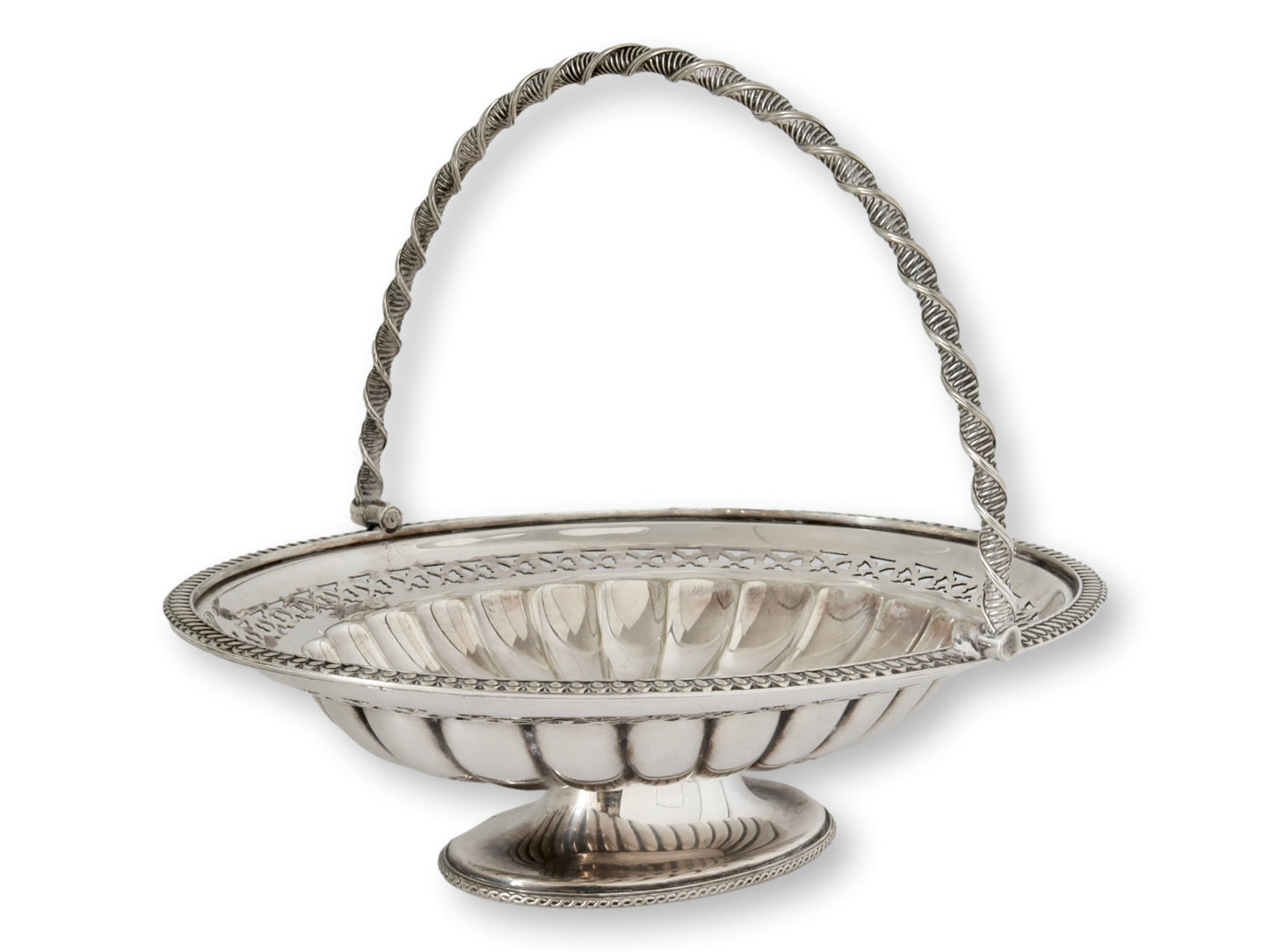 English Walker & Hall Cake Basket