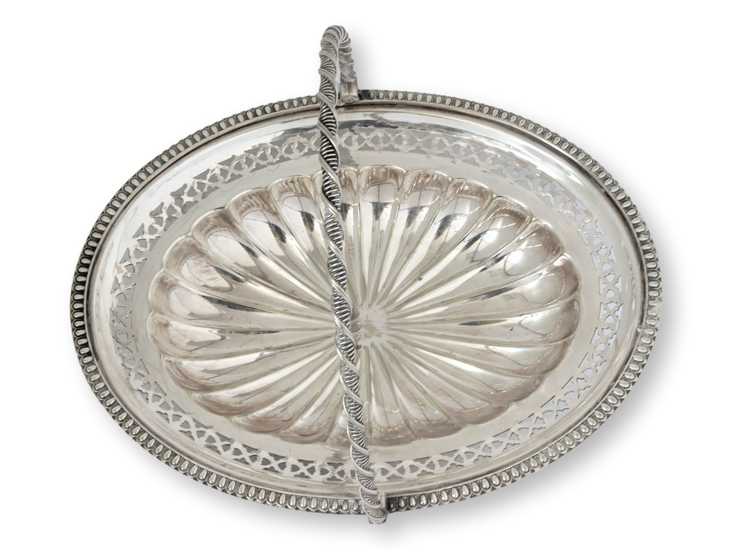 English Walker & Hall Cake Basket