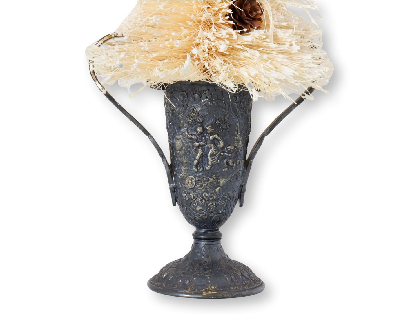 Holiday Tree w/ Barbour Silver-Plate Urn