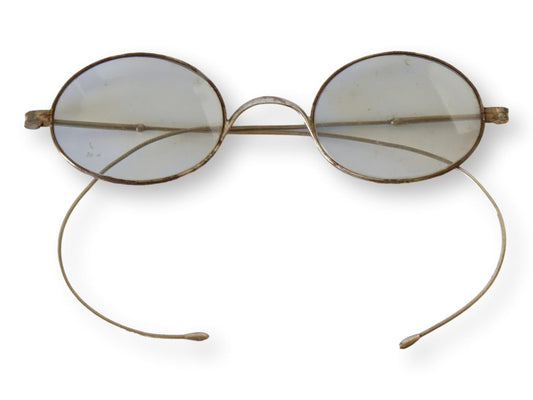 Antique English Blue Tinted Spectacles