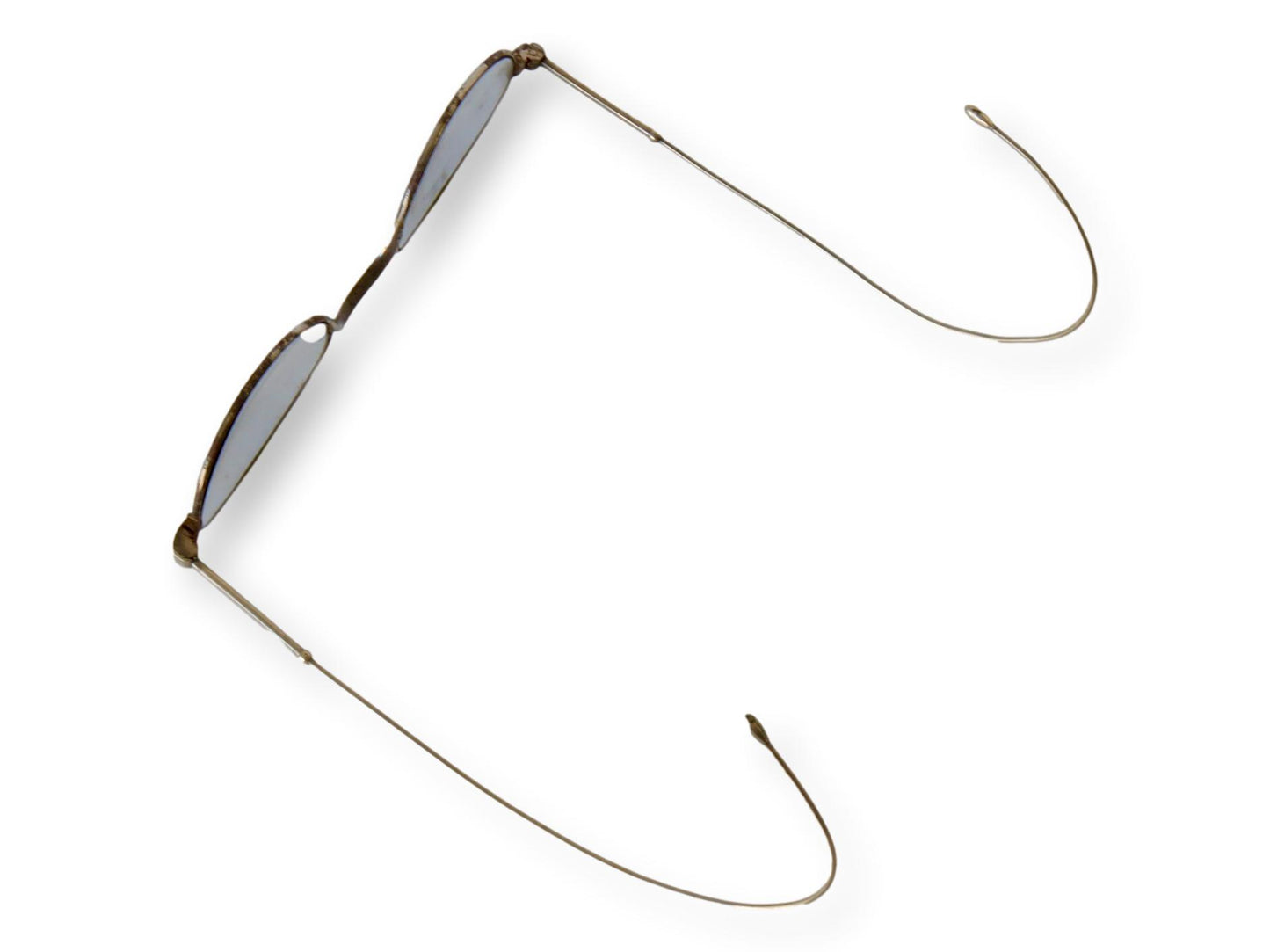 Antique English Blue Tinted Spectacles