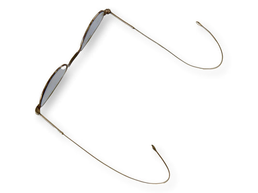Antique English Blue Tinted Spectacles