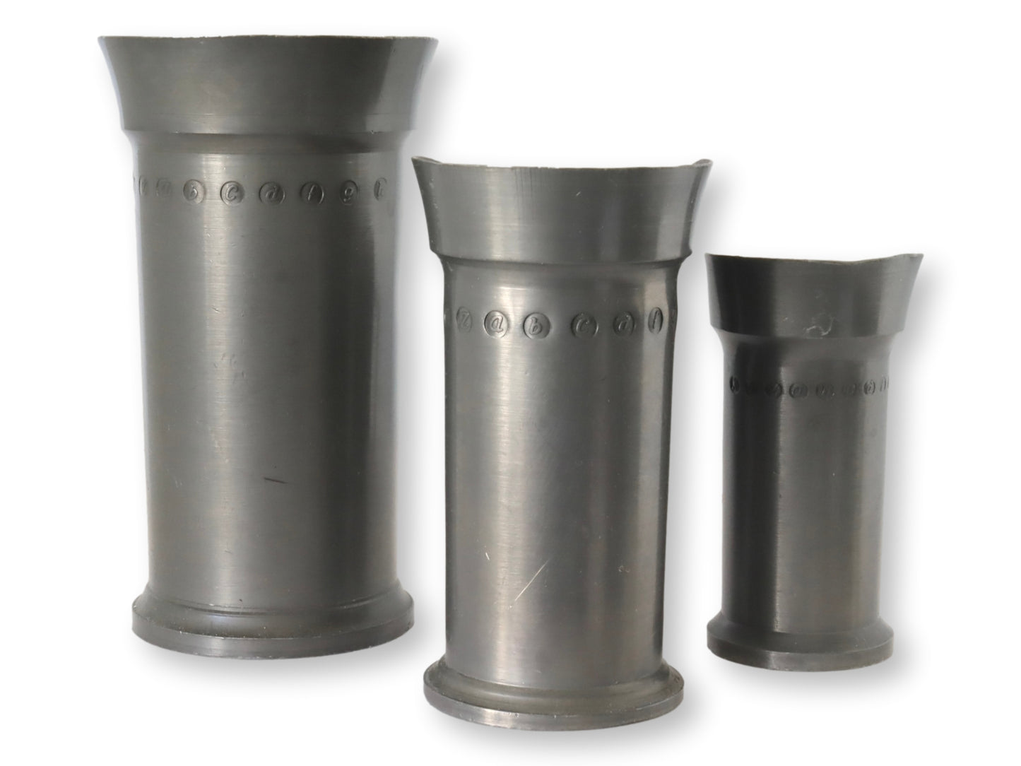 Antique Pewter Measures, Set of 3