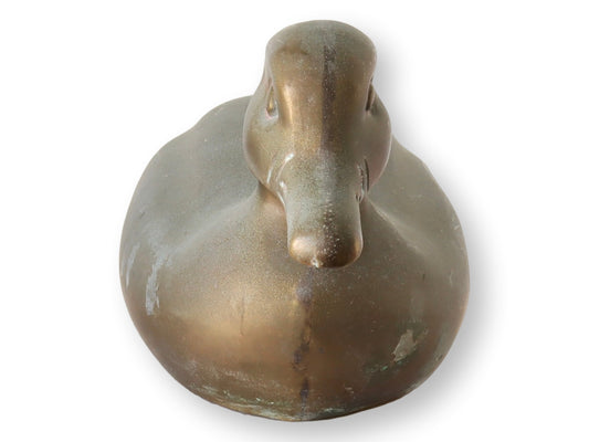 English Weathered Brass Duck