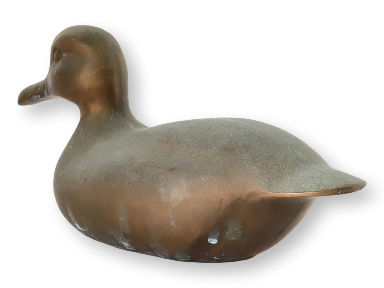 English Weathered Brass Duck