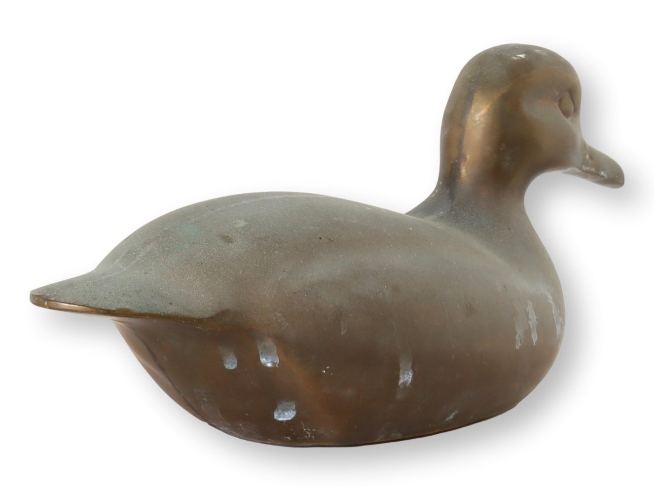 English Weathered Brass Duck