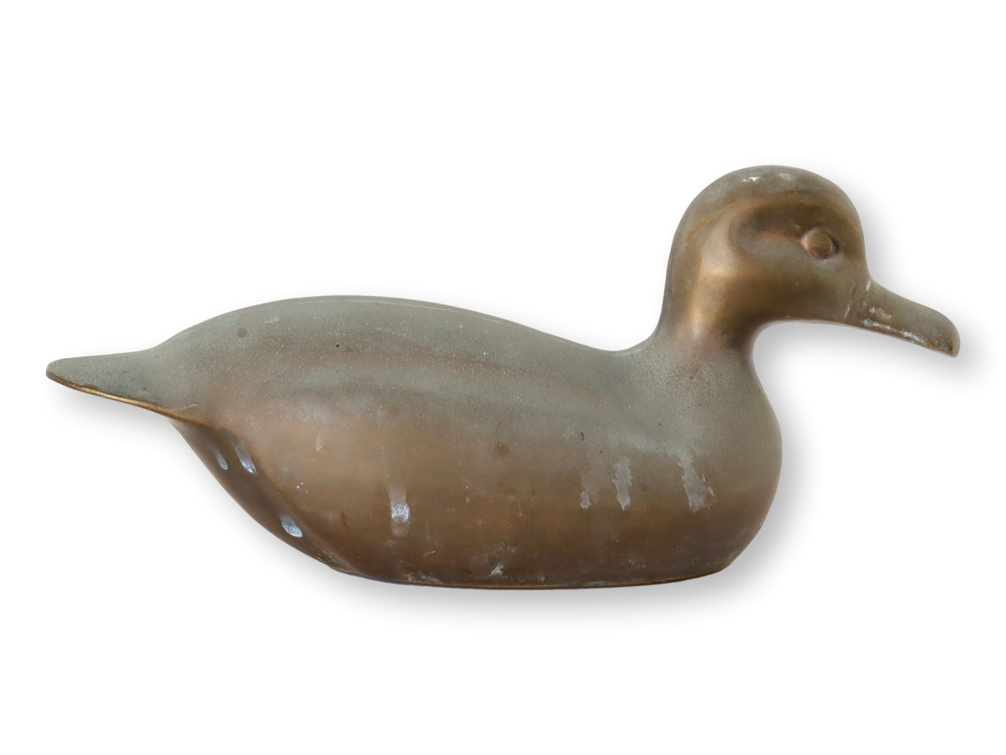 English Weathered Brass Duck