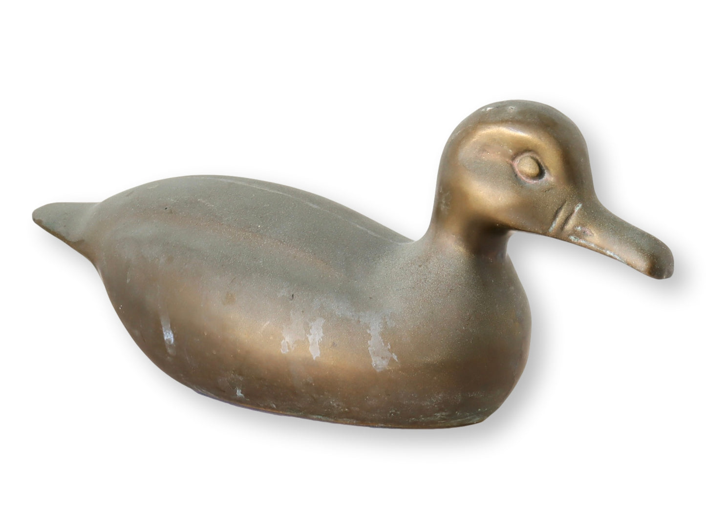 English Weathered Brass Duck