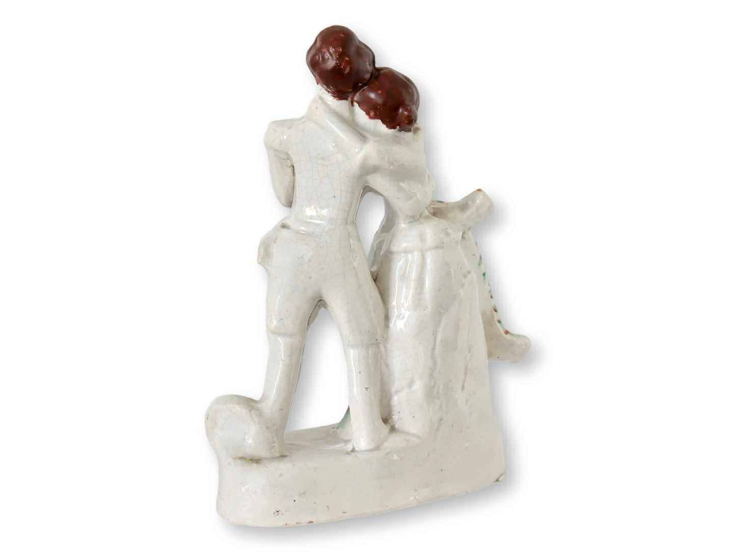 Antique Staffordshire "Soldier's Return" Figure