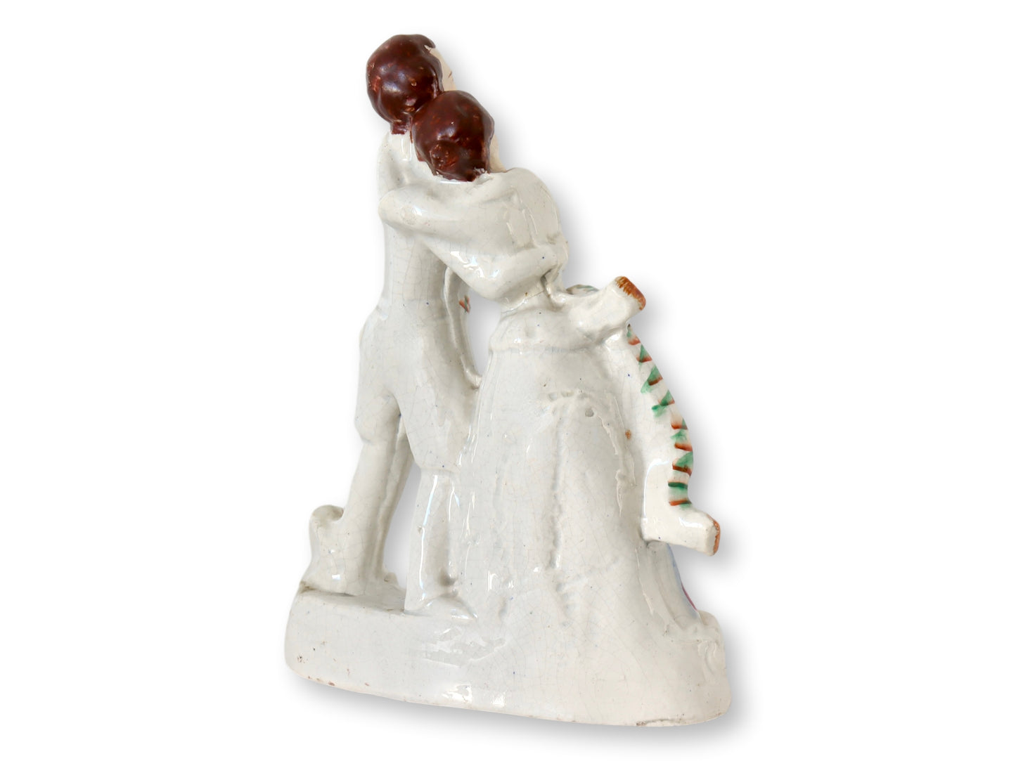 Antique Staffordshire "Soldier's Return" Figure