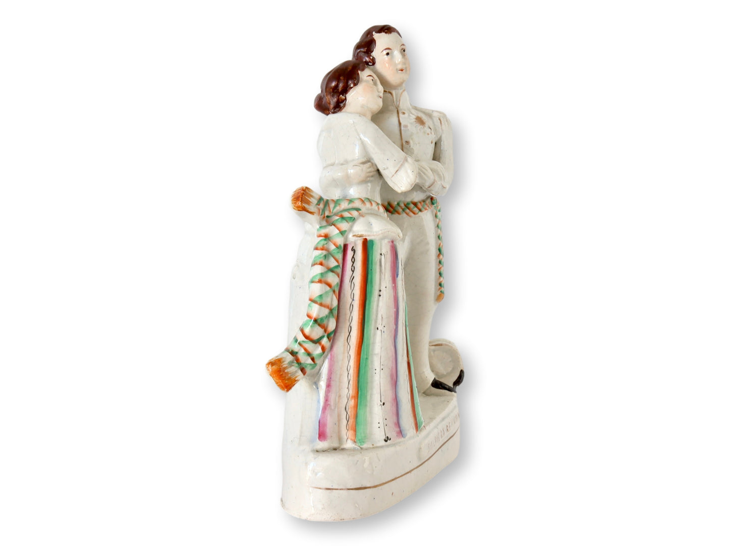 Antique Staffordshire "Soldier's Return" Figure