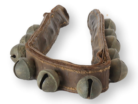 19th-C. English Victorian Jingle Bell Strap