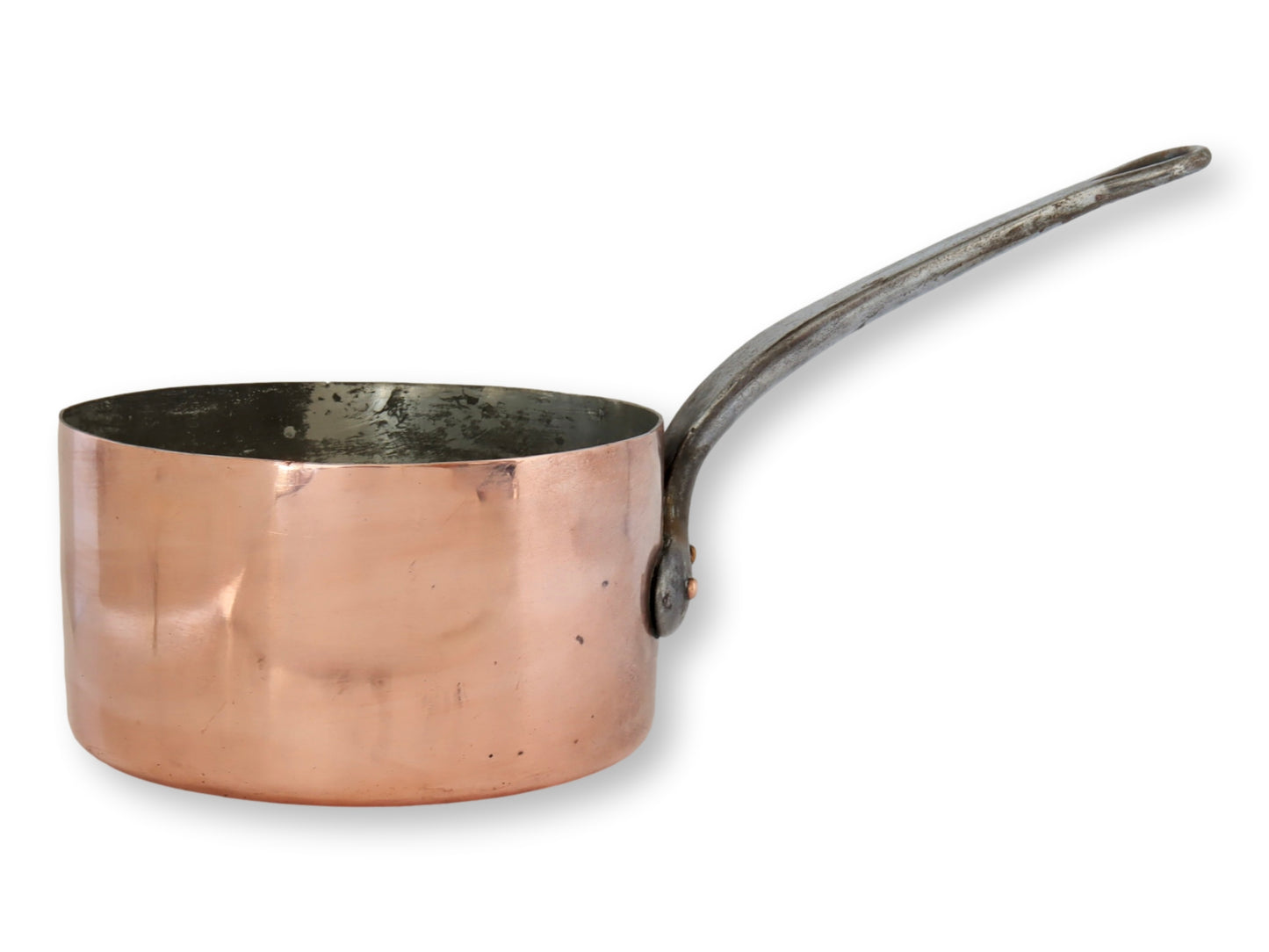 Antique French Copper Professional Grade Sauce Pan