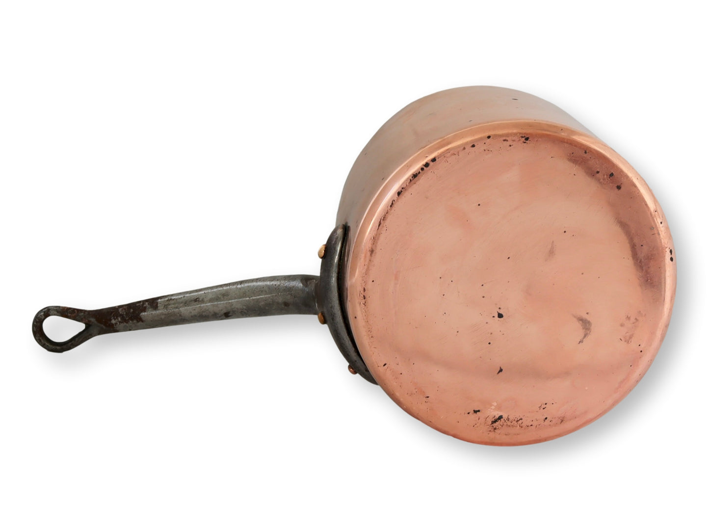 Antique French Copper Professional Grade Sauce Pan