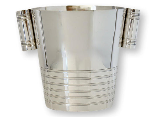 Early 20th-C. French Art Deco Champagne Bucket