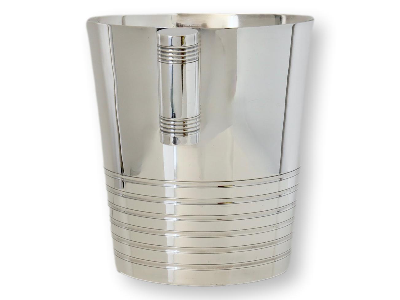 Early 20th-C. French Art Deco Champagne Bucket