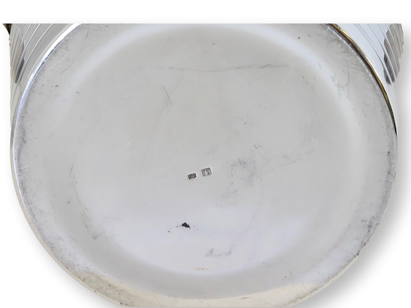 Early 20th-C. French Art Deco Champagne Bucket