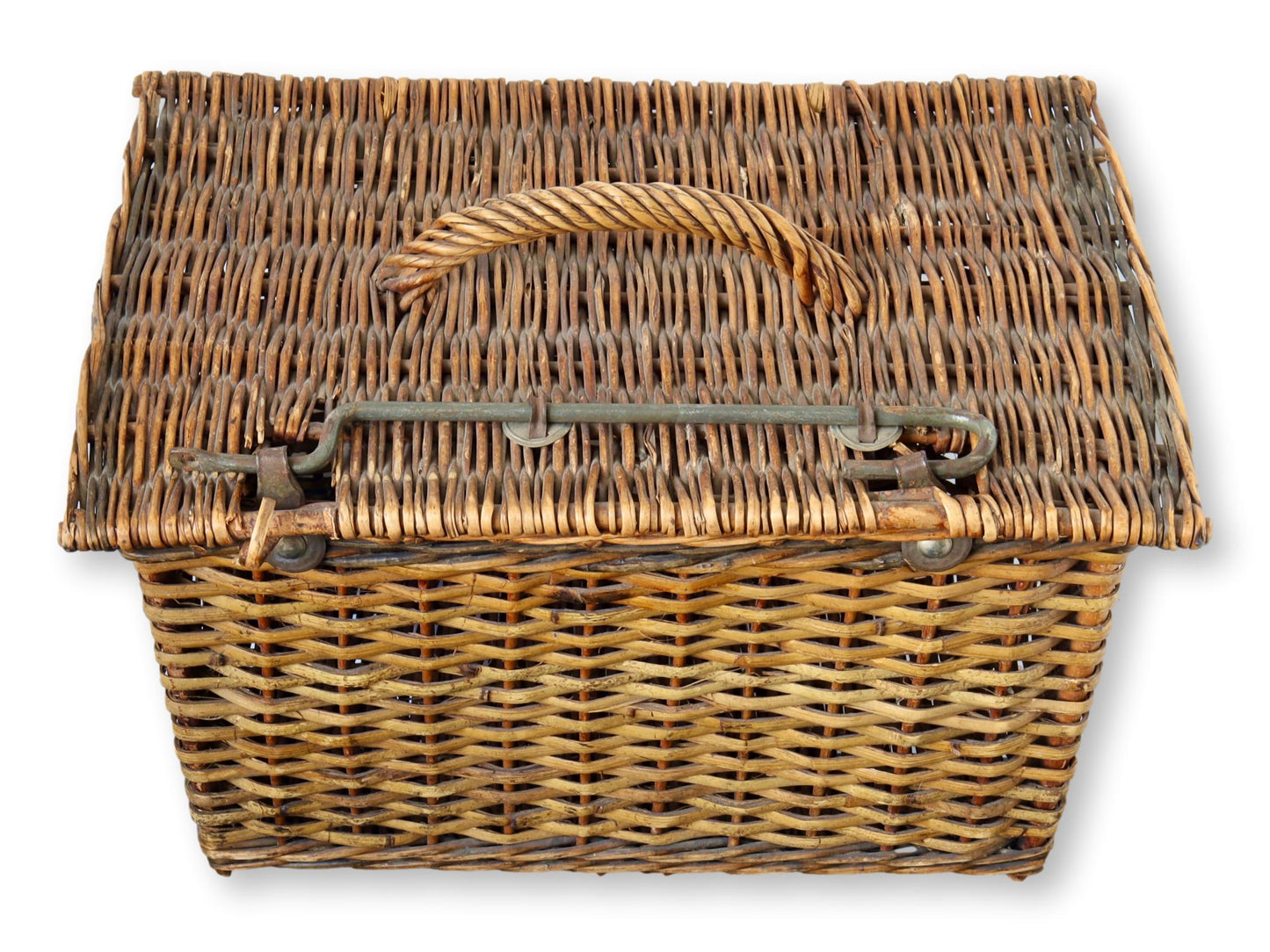 Antique French Fishing Basket