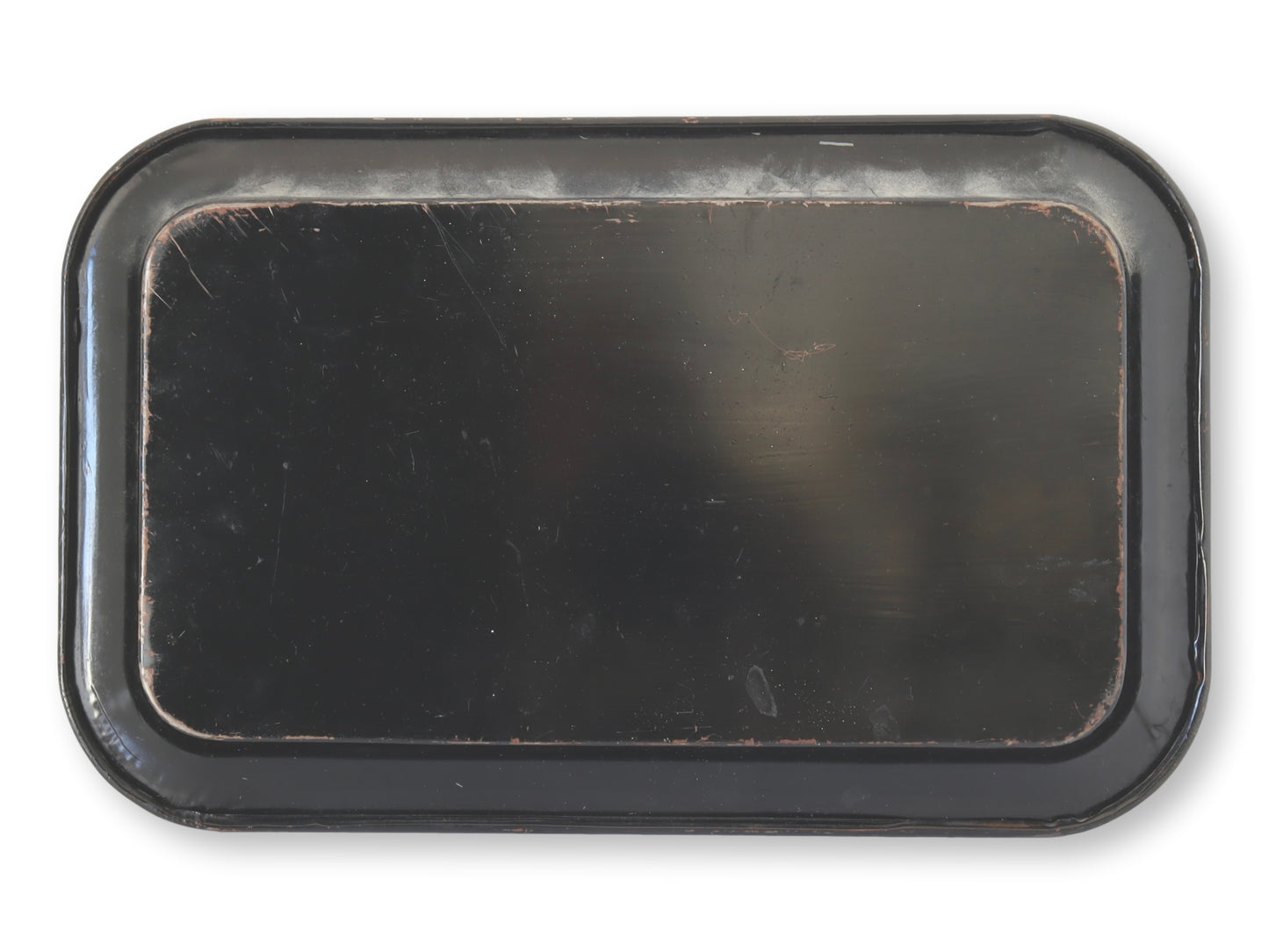 Antique Painted & Gilt Tole Tin Tray